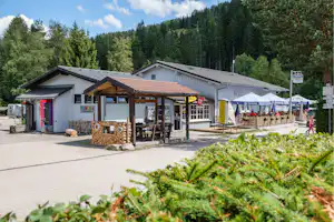 Campingplatz Bankenhof - Blick auf das Restaurant des Campingplatzes