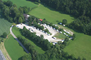 Campingplatz Bauer-Keller - Campingplatz aus der Vogelperspektive