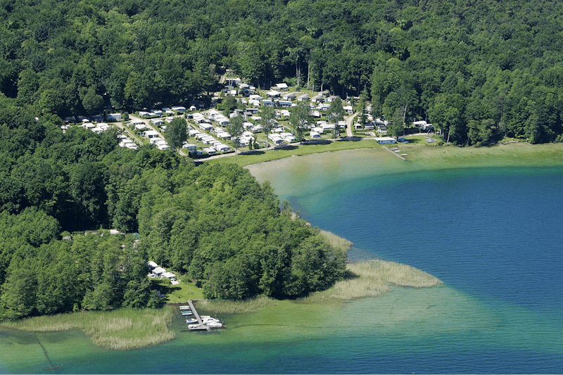 Campingplatz Berolina - Campingplatz am See im Grünen aus der Vogelperspektive