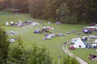 Campingplatz Betzenstein - Übersicht auf das gesamte Campingplatz Gelände 