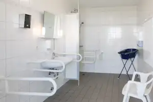 Campingplatz Biehl - Barrierefreier Sanitärbereich auf dem Campingplatz