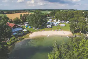 Campingplatz Blauer See Campingplatz Blauer See im Emsland - Campingplatz Luftaufnahme