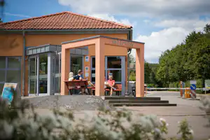 Campingplatz Bostalsee - Haus der Rezeption auf dem Campingplatz