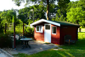 Campingplatz Brunautal - Mobilheim vom Campingplatz mit Veranda