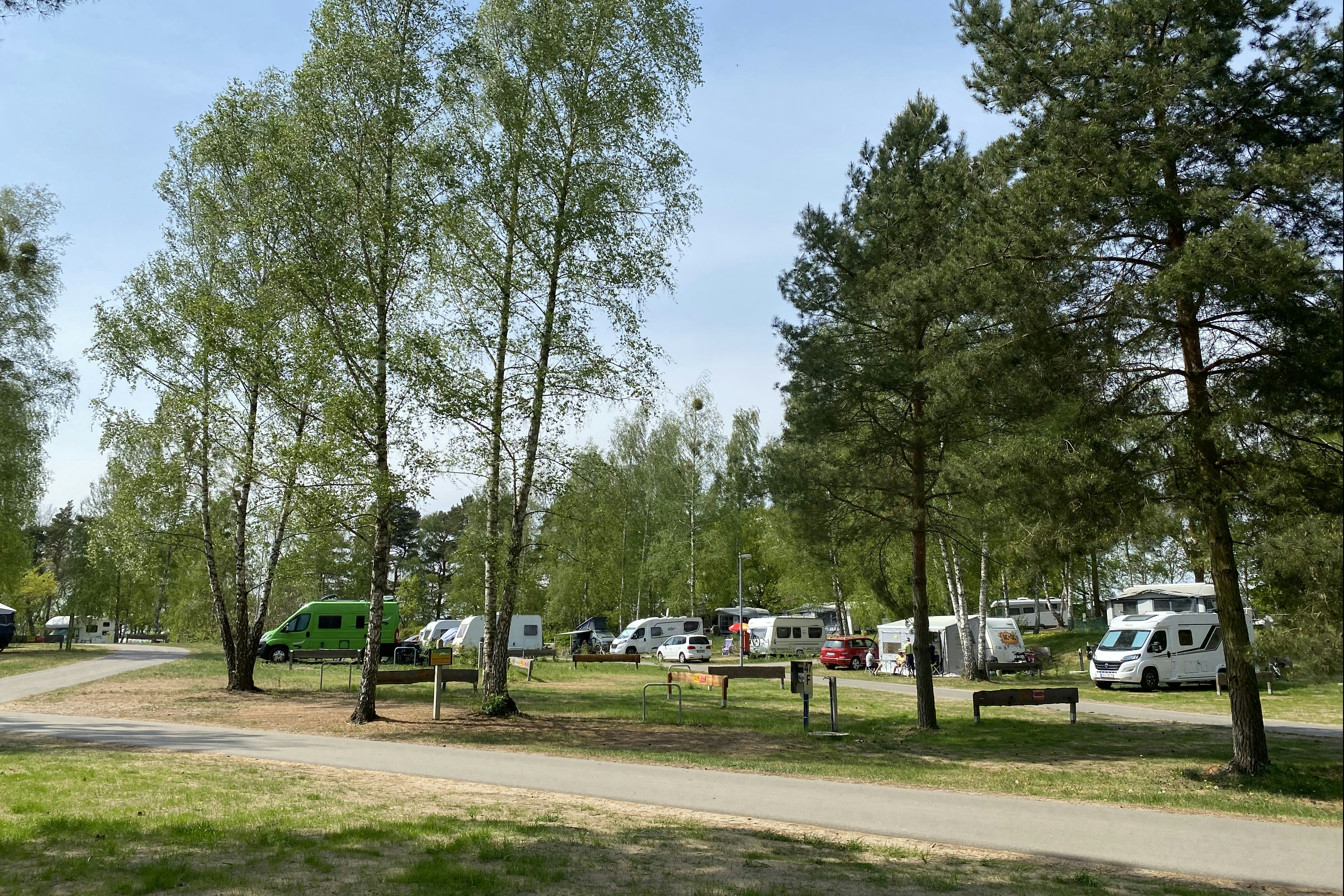 CampingPlatz Ecktannen - Stellplätze auf dem Campingplatz