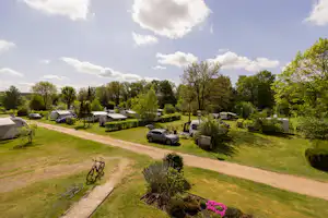Camping Emstal - Blick auf den Campingplatz aus der Vogelperspektive