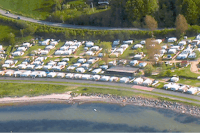 Campingplatz Fördeblick - Campingplatz bei Kiel an der Ostsee aus der Vogelperspektive