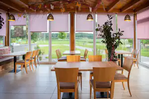 Campingplatz Freizeitinsel - Café auf dem Campingplatz