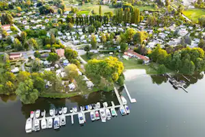 Campingplatz GlindowLiebe - Blick auf den Campingplatz aus der Vogelperspektive
