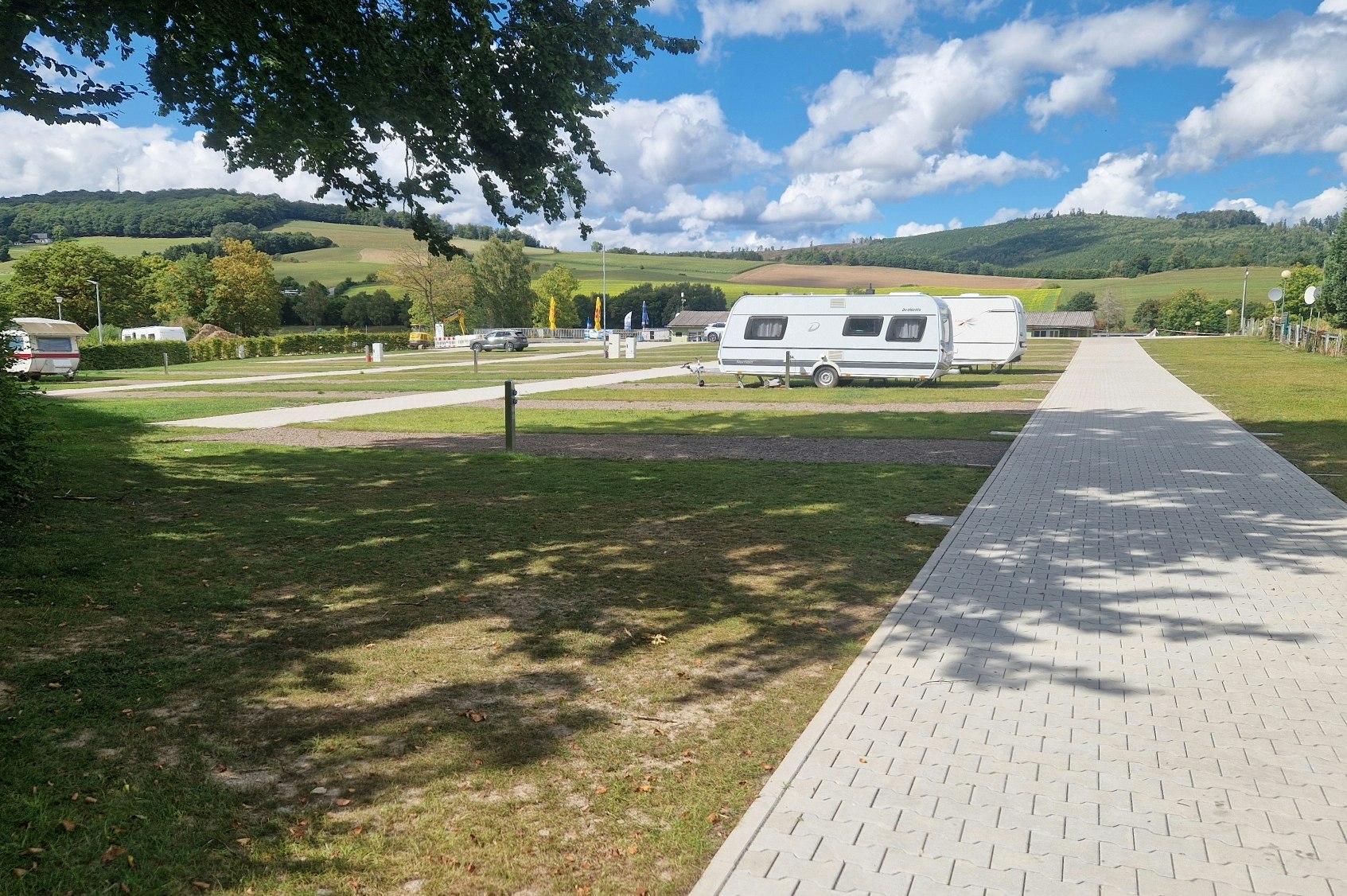 Campingplatz Goldbreite - Standplätze auf dem Campingplatz