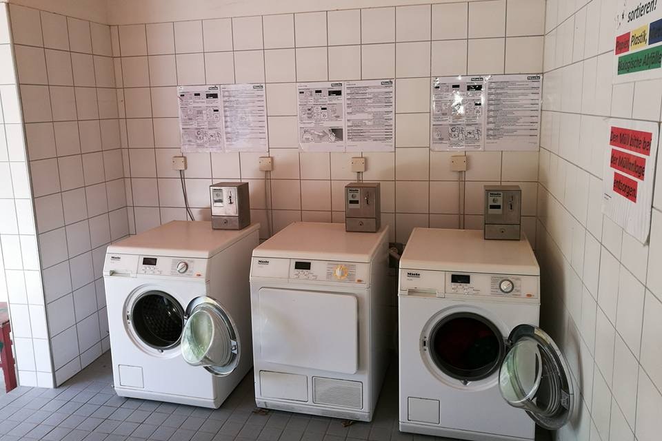 Campingplatz Grein  - Waschmaschinen auf dem Campingplatz