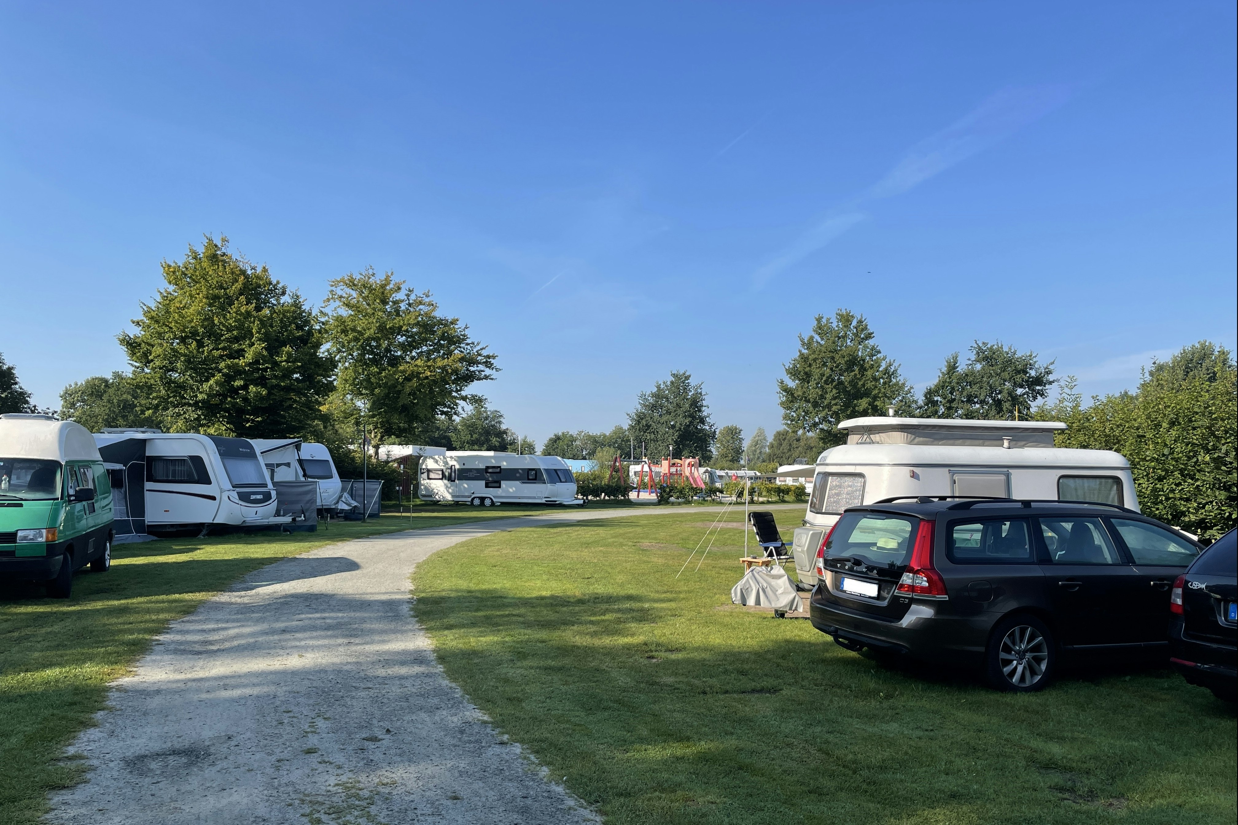 Campingplatz Großes Meer - Standplätze auf dem Campingplatz