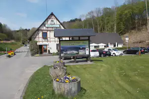 Campingplatz Hof Biggen - Eingangsbreich des Campingplatzes