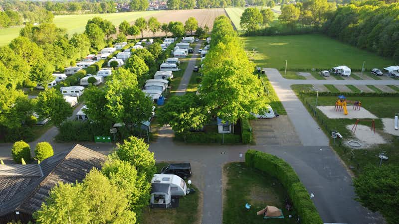 Camping Hümmlinger Land - Übersicht auf das Gelände des Campingplatzes