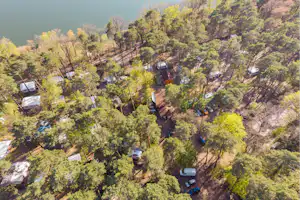 Campingplatz Icanos - Blick auf das Campinggelände von oben