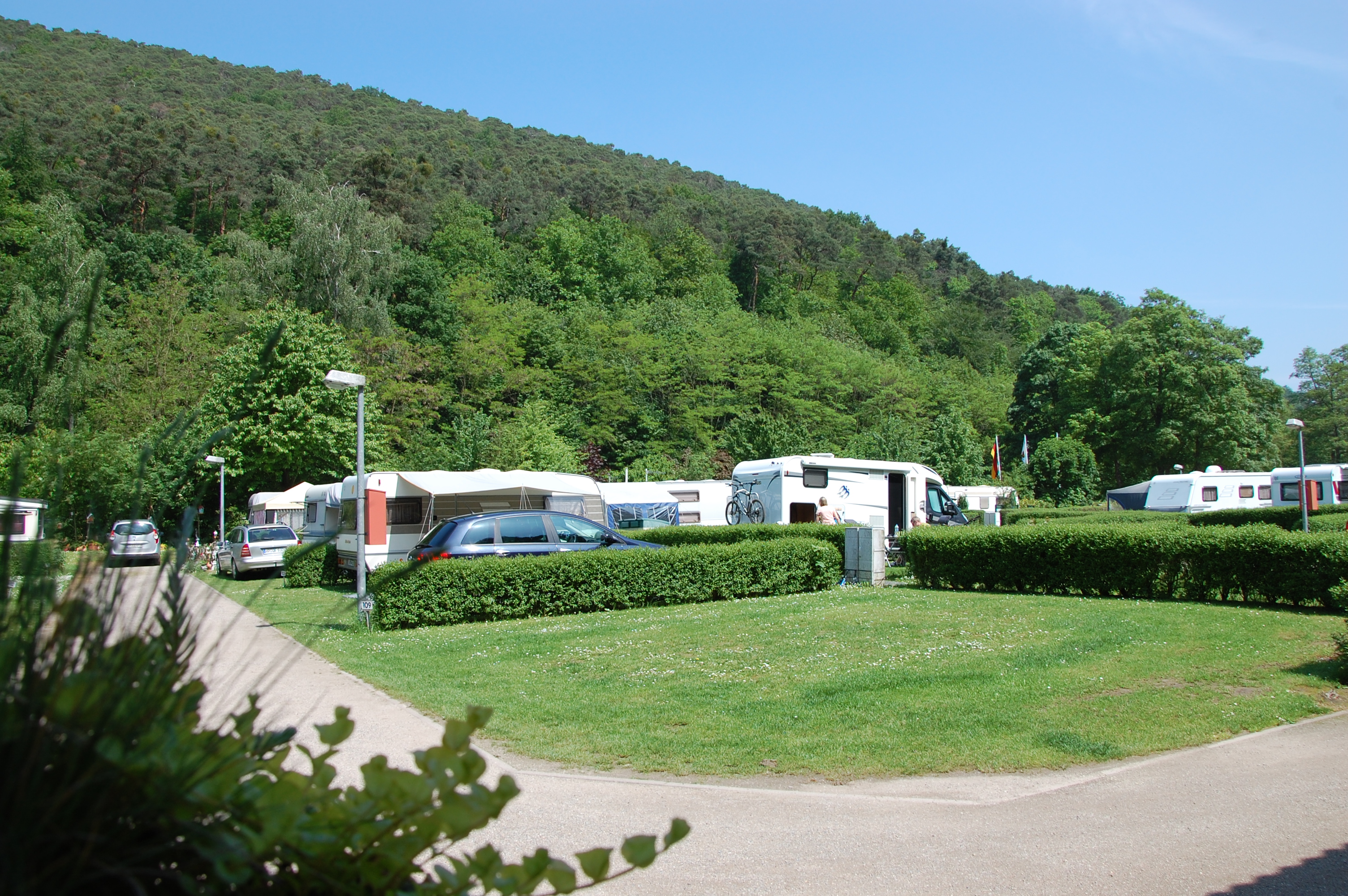 Campingplatz im Burgtal