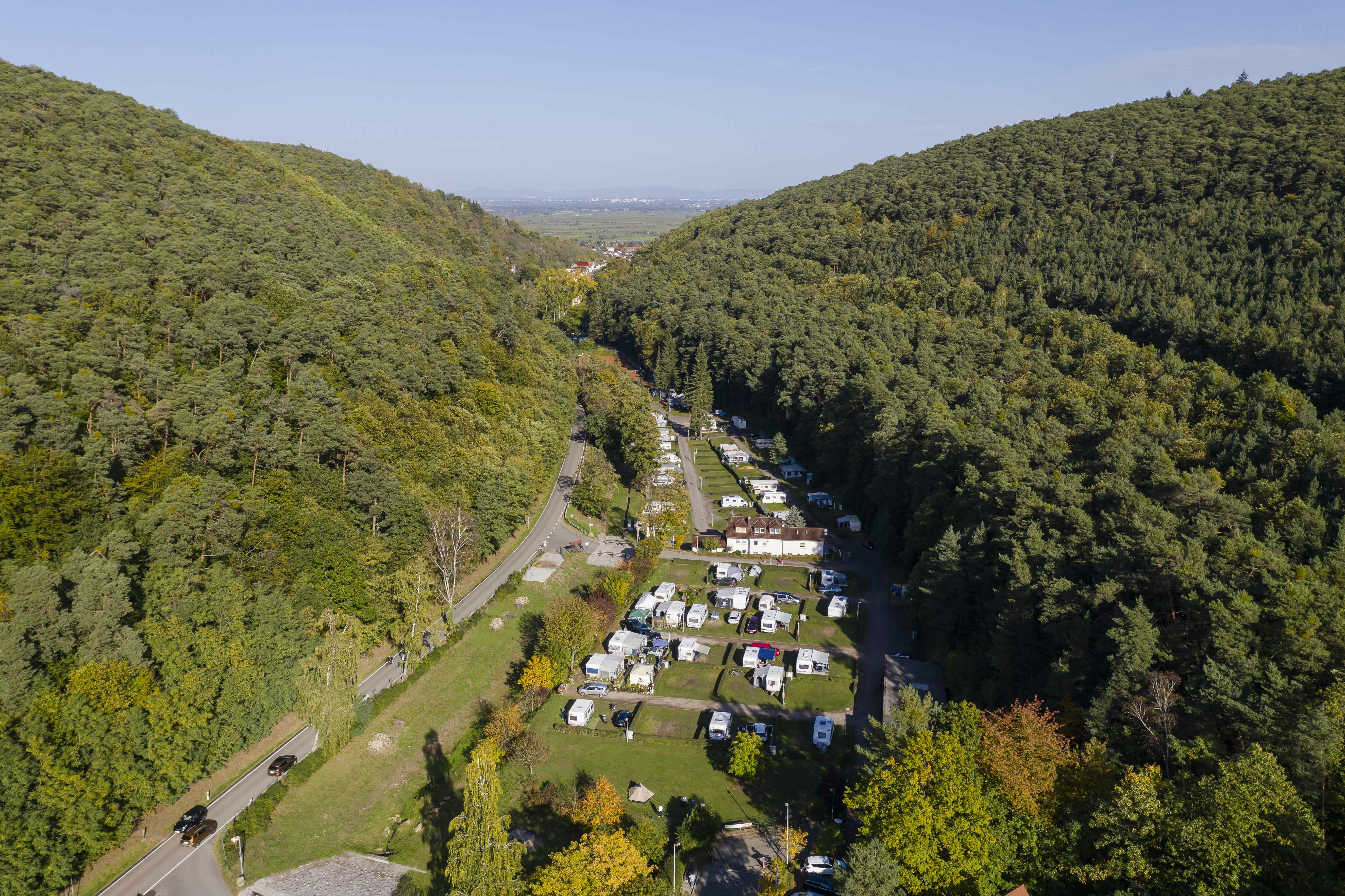 Campingplatz im Burgtal