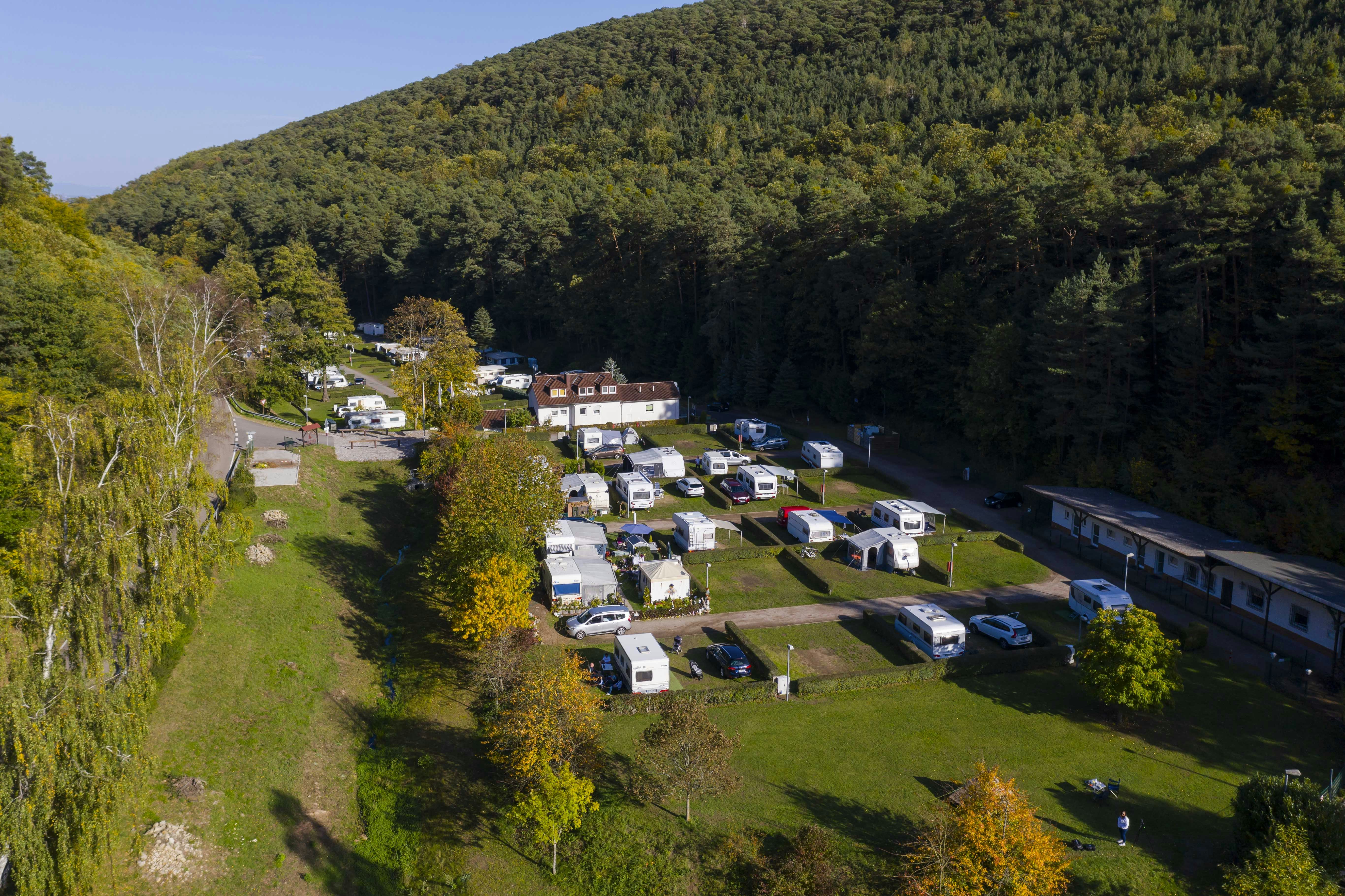 Campingplatz im Burgtal