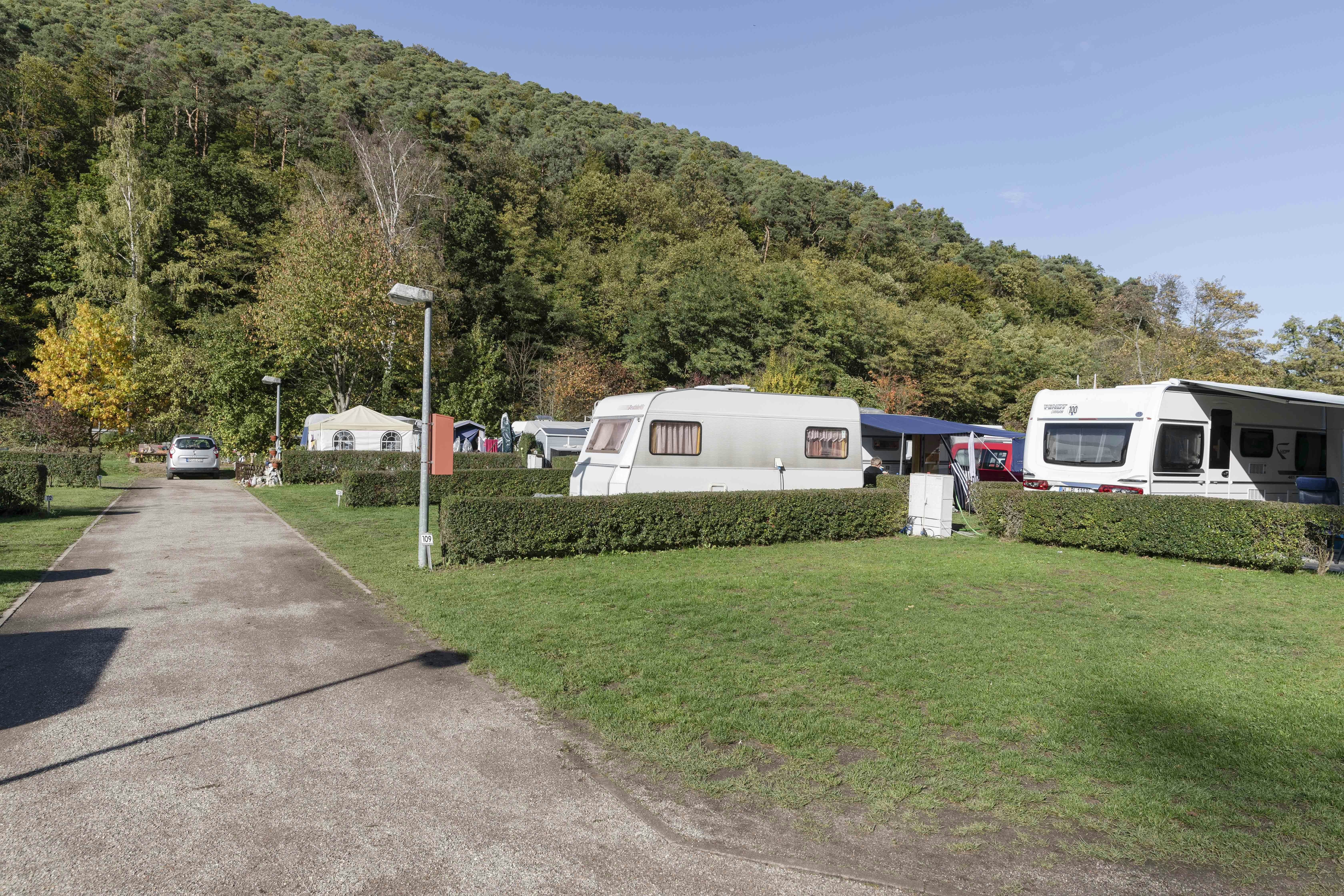 Campingplatz im Burgtal