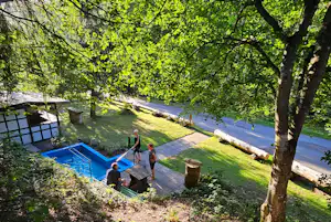 Campingplatz im Waldwinkel - Pool auf dem Campingplatz