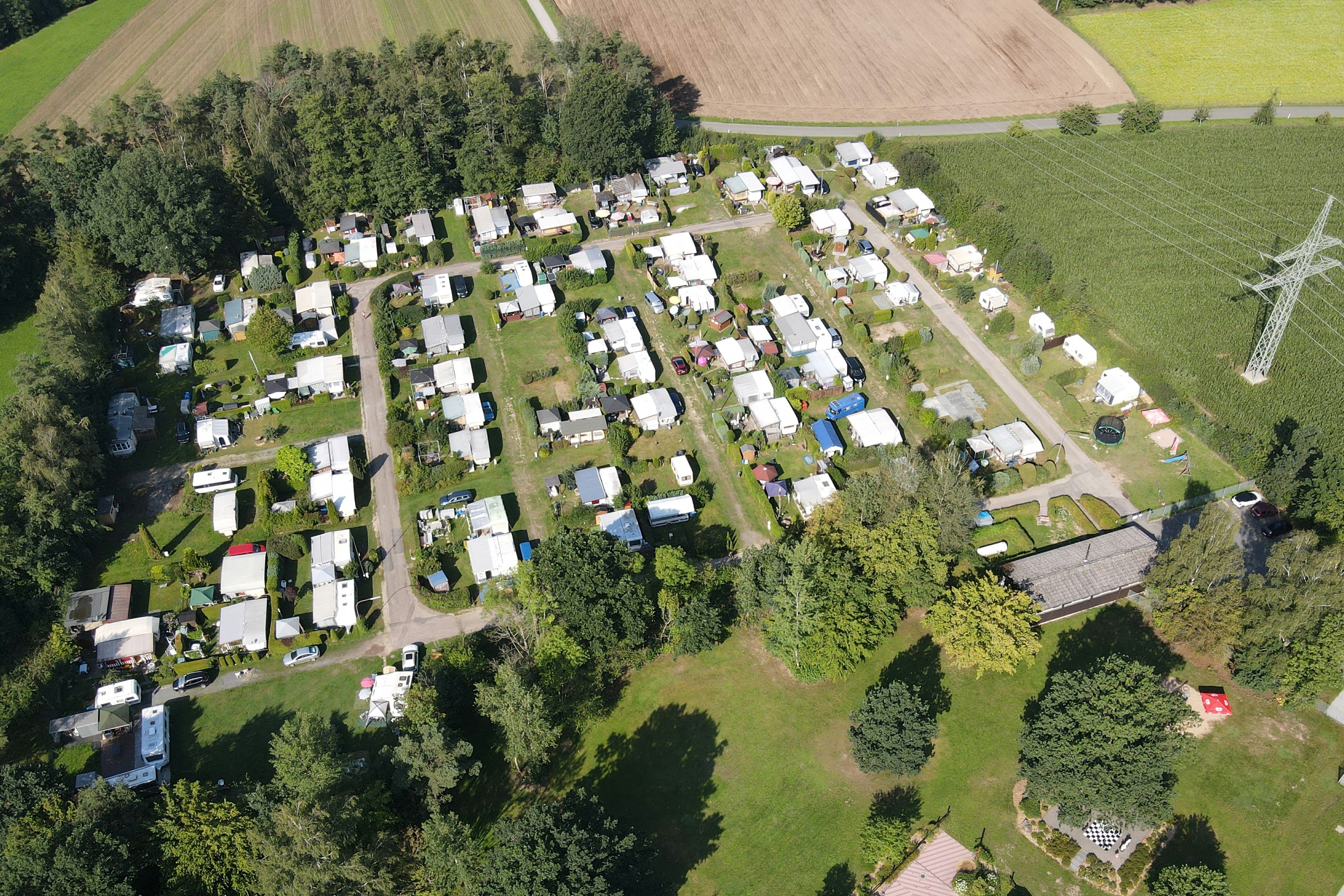 Campingplatz Immenreuth  - Campingplatz aus der Vogelperspektive