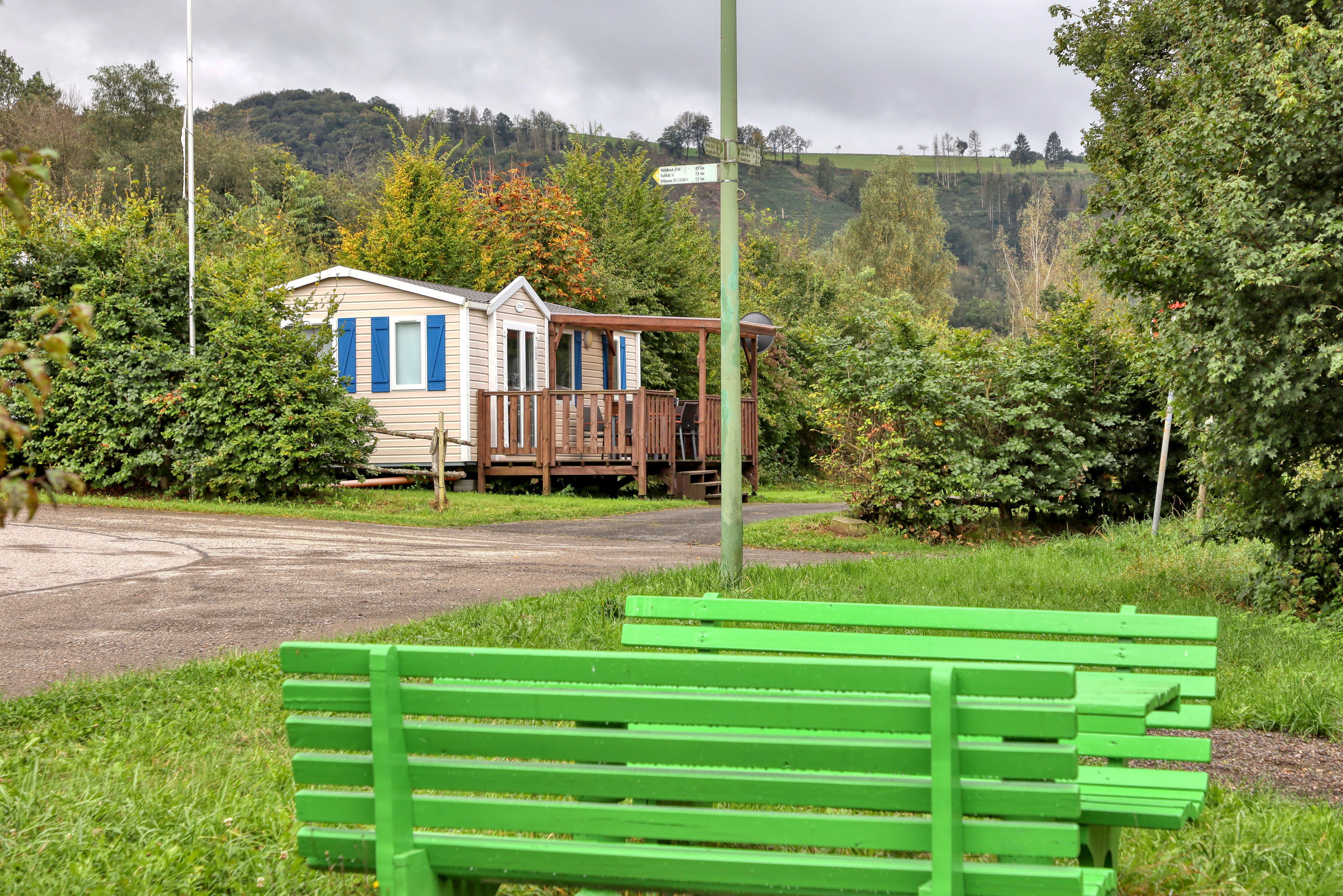 Campingplatz Irsental - Picknickbank auf dem Campingplatz