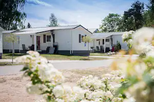 Campingplatz Kahl - Mobilheime vom Campingplatz mit Veranda
