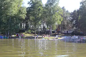 Campingplatz Am Motzener See Campingplatz Kallinchen am Motzener See - Blick auf das Badeufer