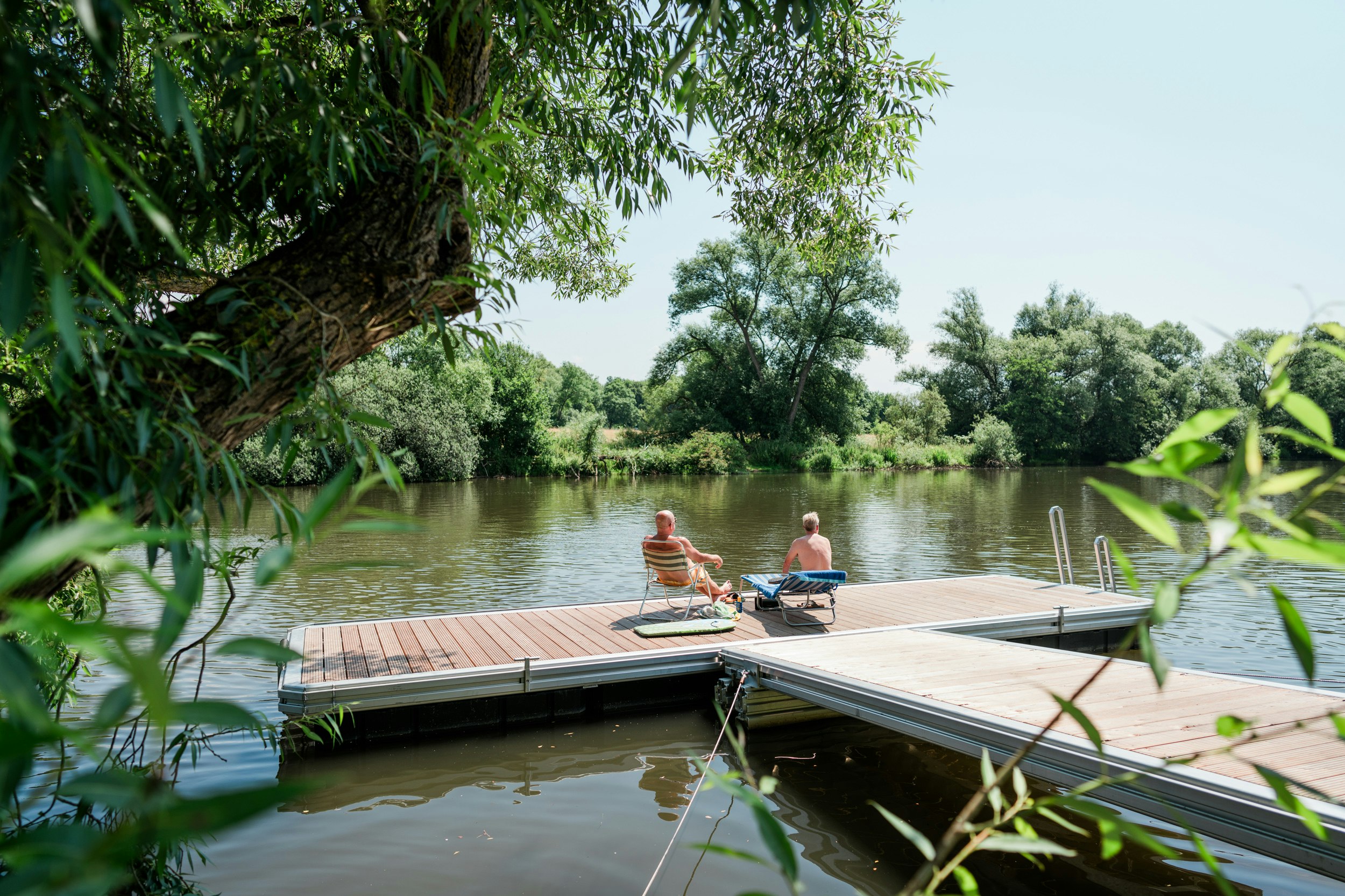 Campingplatz Kassel - Badesteg am See