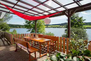 Campingplatz Kirnbergsee - Terrasse