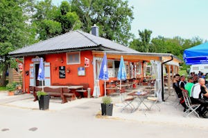 Chiemsee Camping Lambach - Restaurant vom Campingplatz mit Terrasse