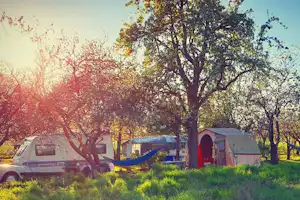 Campingplatz Landidyll - Blick auf die Stellplätze