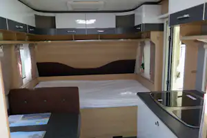 Campingplatz Lassan - Mietwohnwagen auf dem Campingplatz