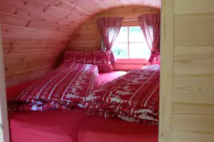 Campingplatz Lassan - Schlaffass auf dem Campingplatz