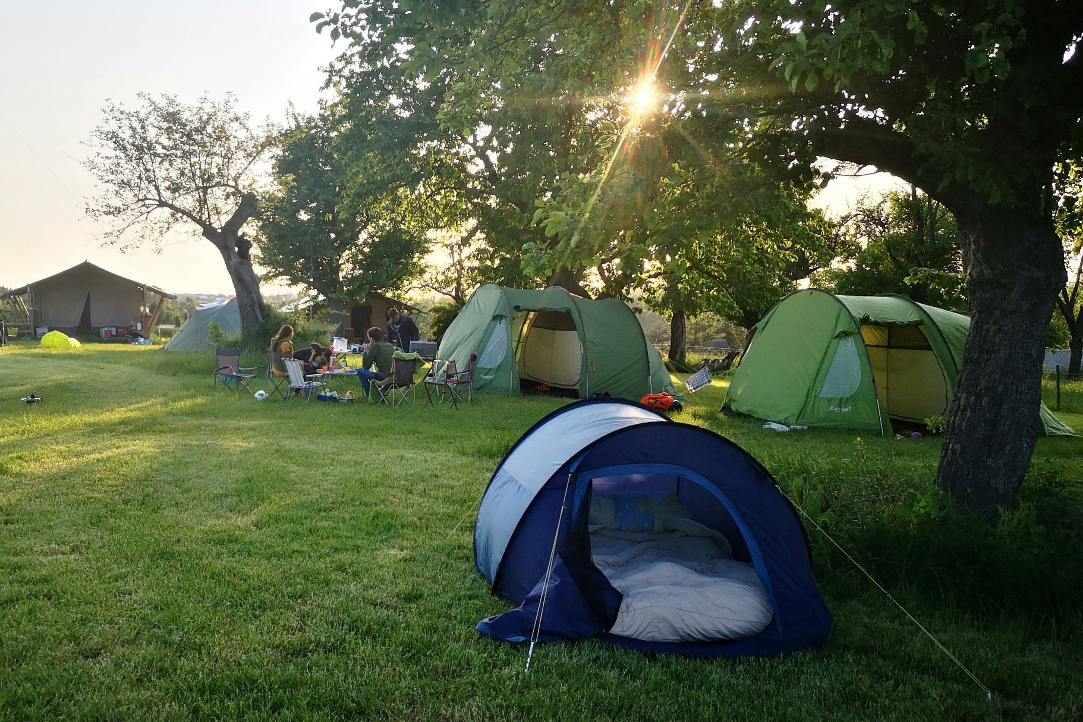 Campingplatz MiO - Zeltwiese auf dem Campingplatz