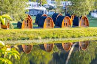 Mosel Islands Camping - Camping-Pods auf dem Campingplatz
