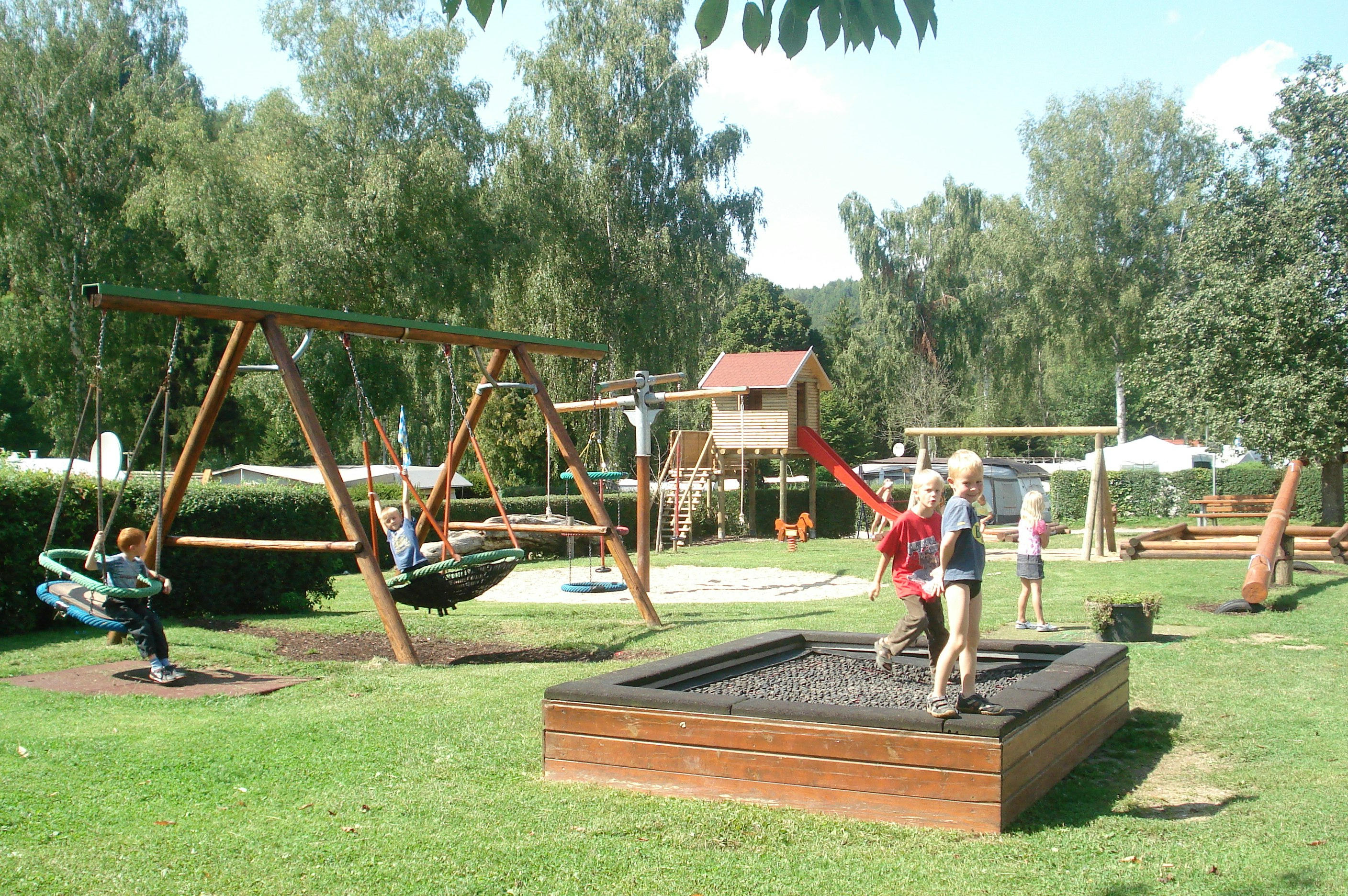 Campingplatz Naabtal  - Kinderspielplatz auf dem Campingplatz