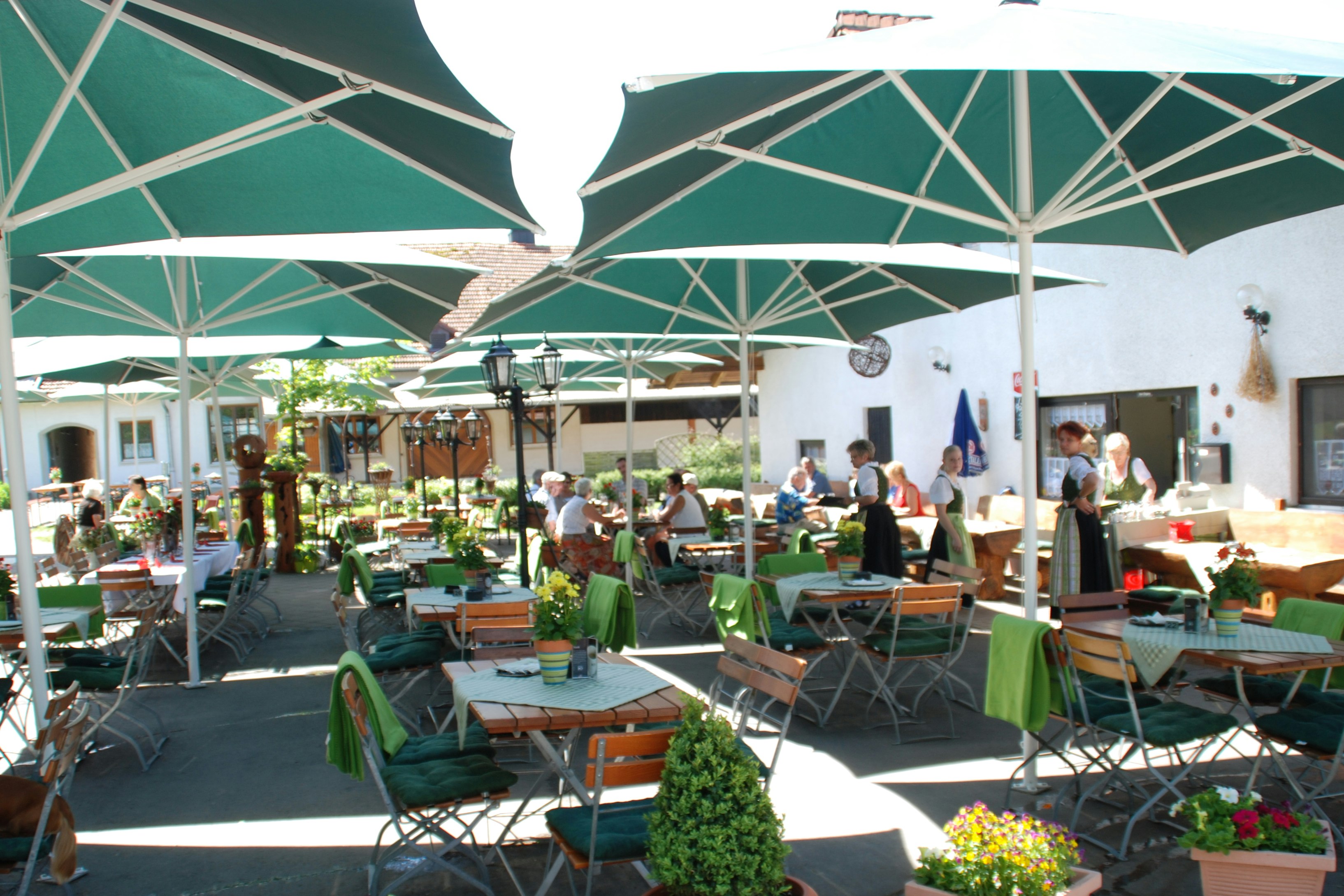 Campingplatz Naabtal - Terrasse des Restaurants