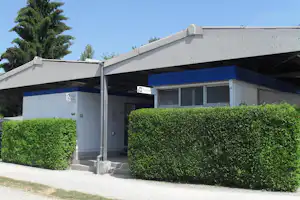 Campingplatz Oberfeld - Das Sanitärgebäude des Campingplatzes von aussen