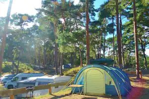 Campingplatz Ostseeblick - Zelt auf dem Stellplatz vom Campingplatz