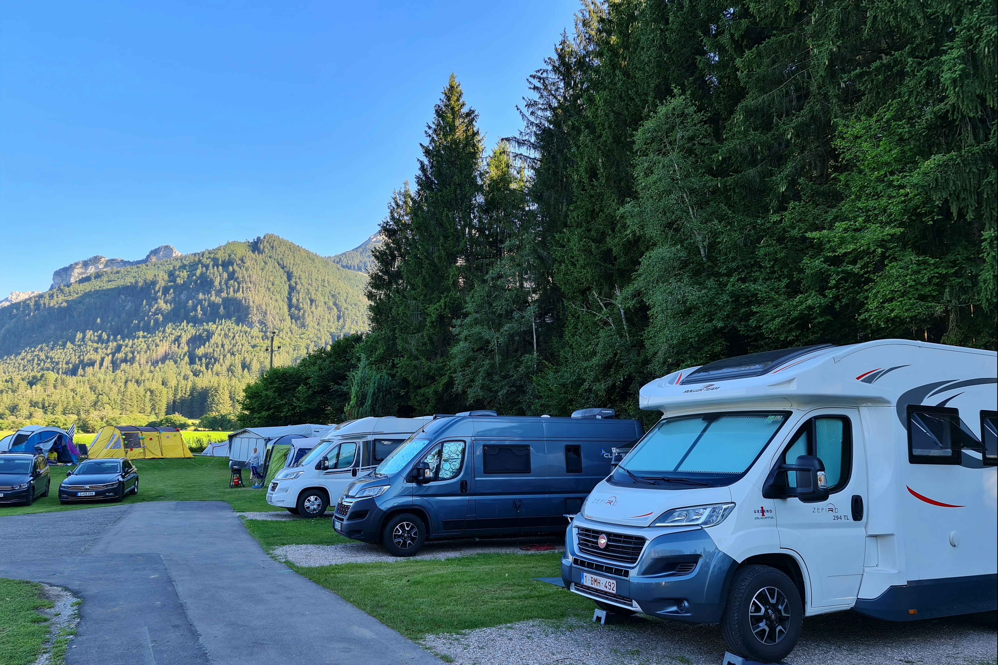 Campingplatz Pfronten- Stellplätze auf dem Campingplatz