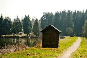 Campingplatz Prahljust - Mobilheime vom Campingplatz am See Pixhaier Teich
