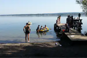 Campingplatz Rausenbach - Steg am Greifensee auf dem Campingplatz
