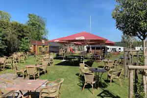 Campingplatz Rhön Feeling - Außenbereich des Restaurants