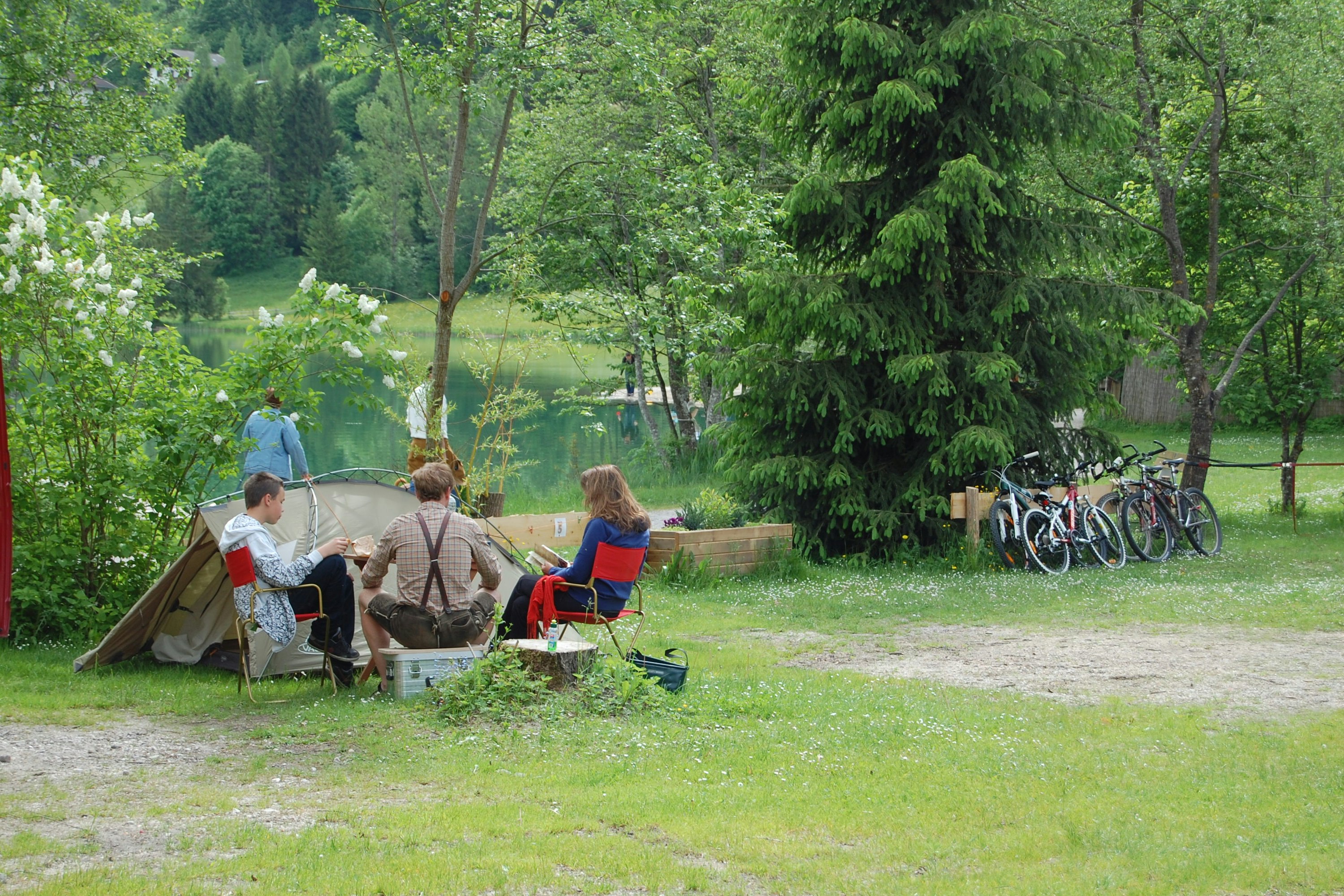 Campingplatz Rueppenhof -   im Grünen auf dem Campingplatz