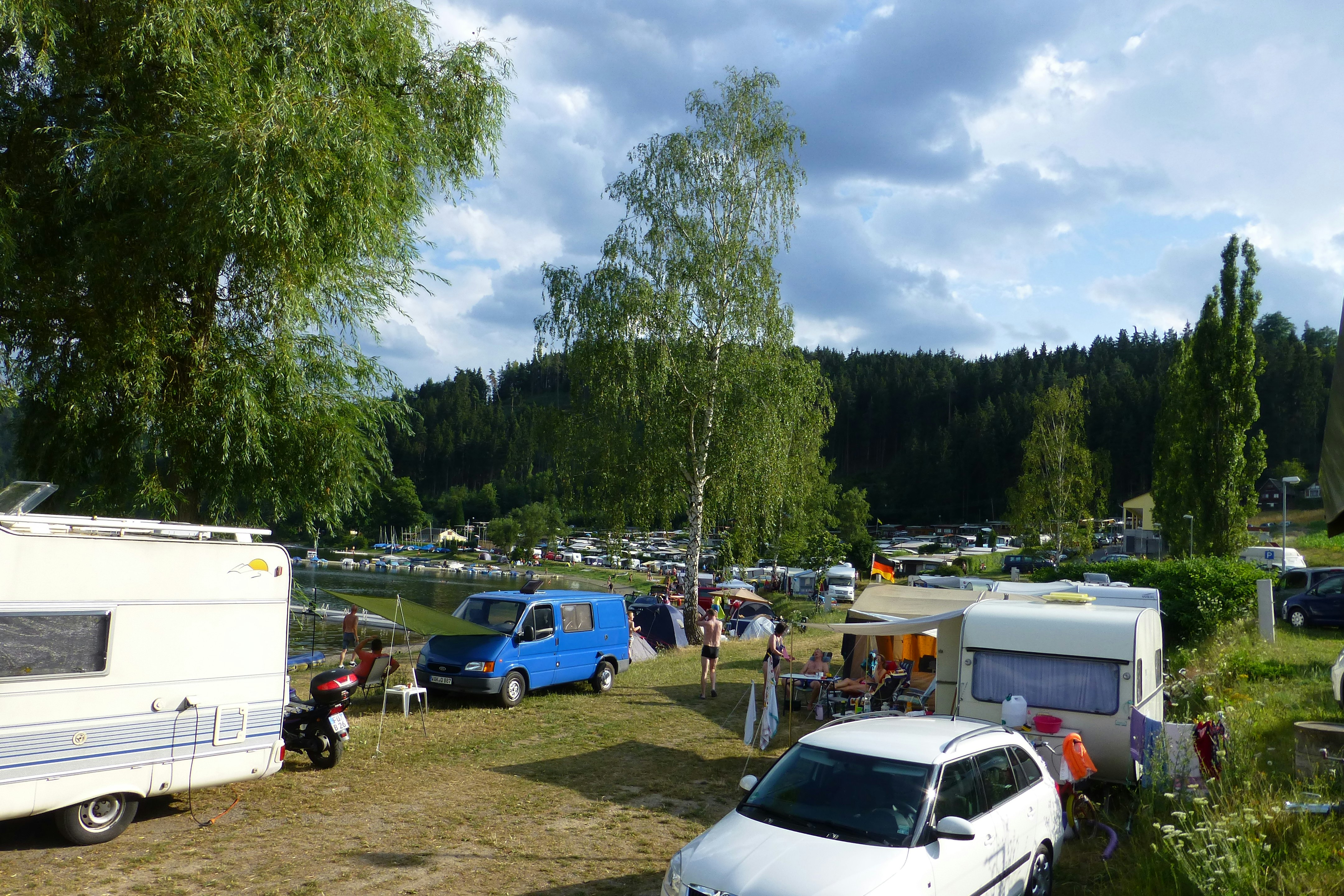 Campingplatz Saalthal-Alter - Standplätze auf dem Campingplatz