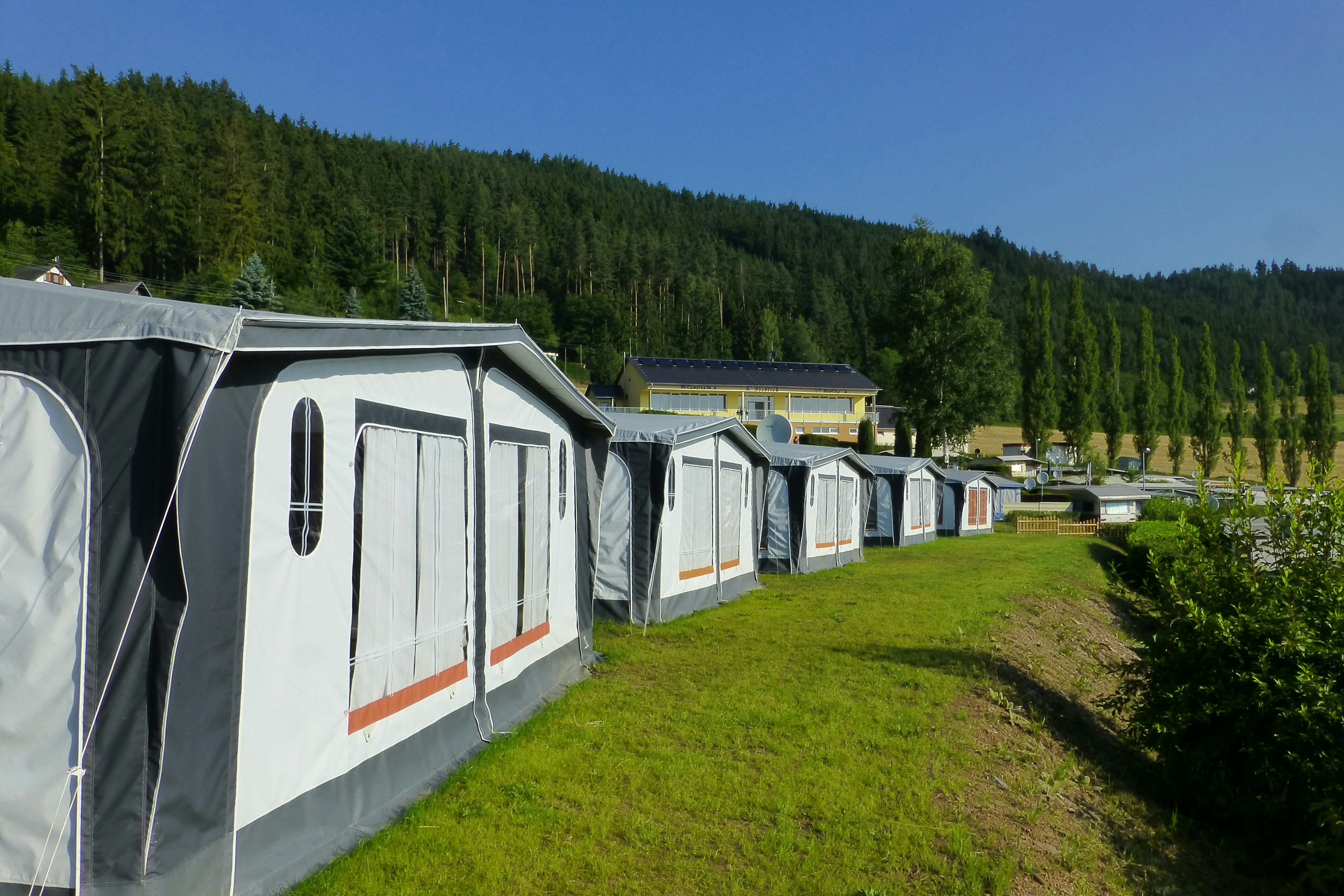Campingplatz Saalthal-Alter - Standplätze auf dem Campingplatz