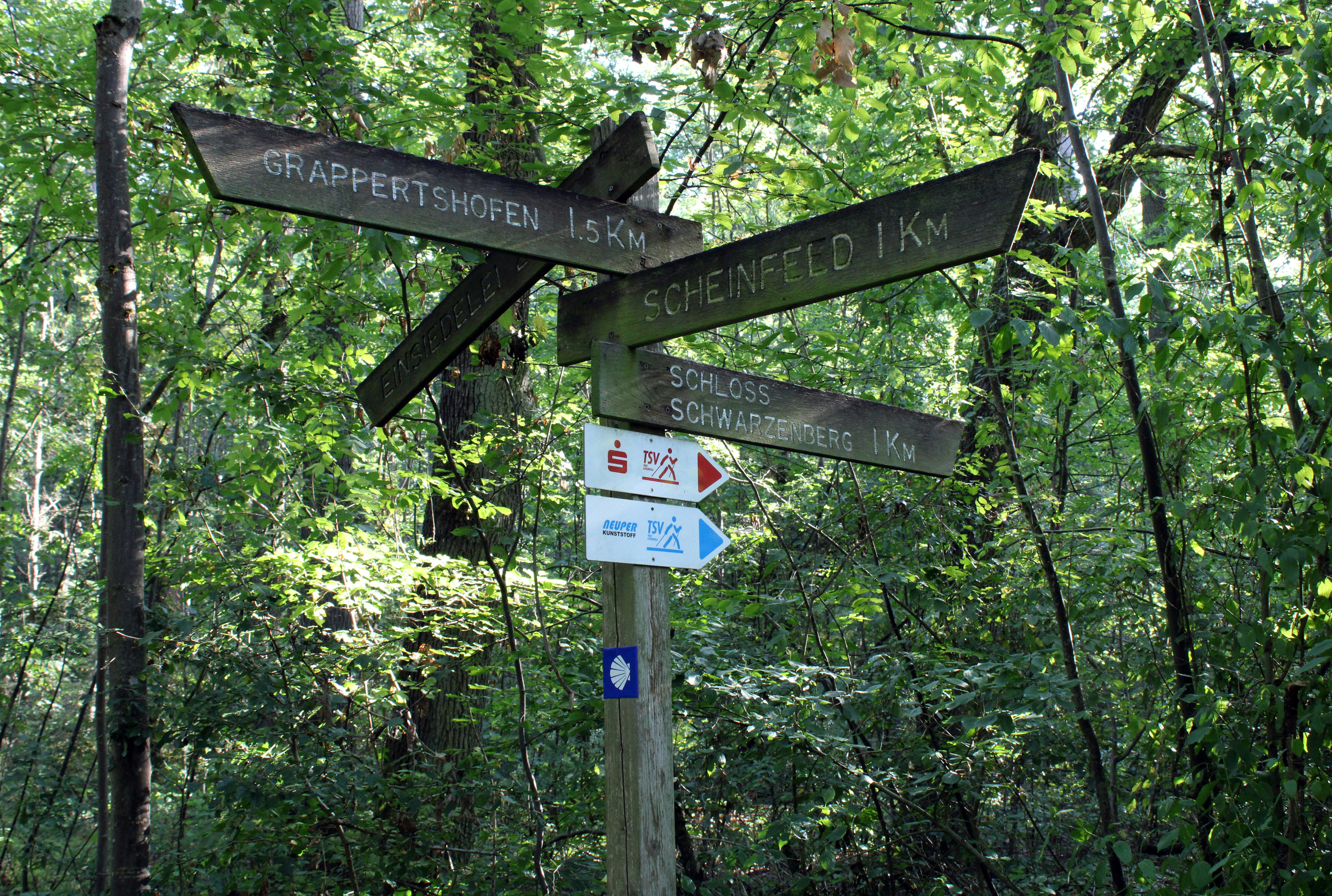 Campingplatz Scheinfeld - Wanderwege in der Umgebung des Campingplatzes