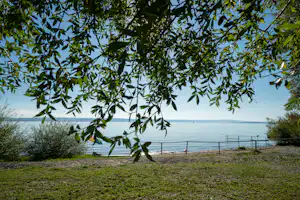 Campingplatz Schloss Kirchberg - Zugang zum Wasser-