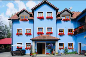 Campingplatz Schweinmühle - Hauptgebäude auf dem Campingplatz